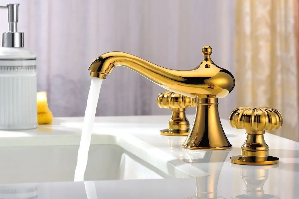 Смеситель для ванной комнаты gold clour, широкоформатный кран для раковины, 8 дюймов, цекольный ручки
Смеситель для ванной комнаты gold clour, широкоформатный кран для раковины, 8 дюймов, цекольный ручки