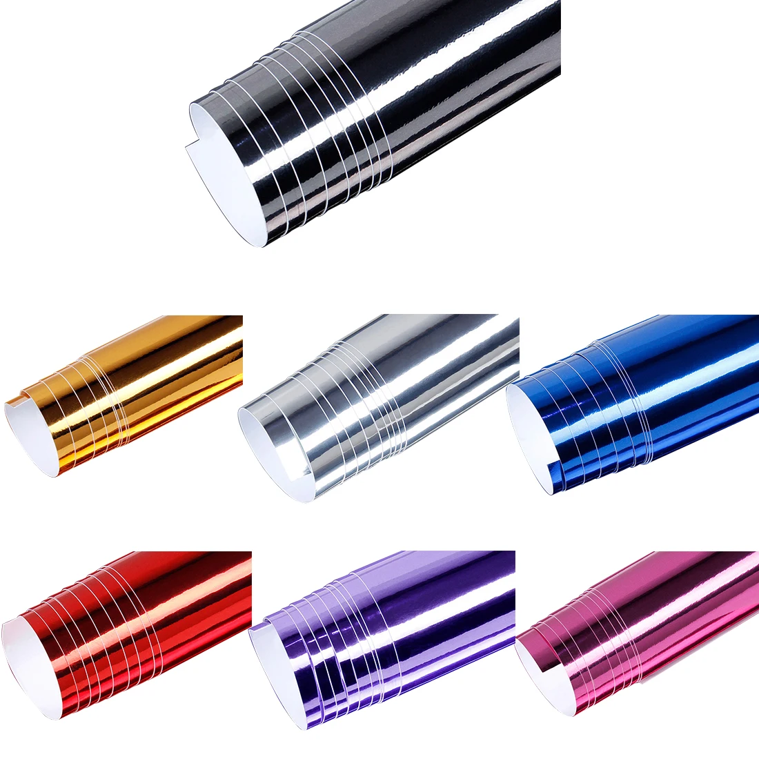152x 20cm Flexible Chrome Mirror Film Vinyl Wrap Sheet Roll Film Car Sticker Decal Sheet Decor Car Accessories
152x 20cm Flexible Chrome Mirror Film Vinyl Wrap Sheet Roll Film Car Sticker Decal Sheet Decor Car Accessories