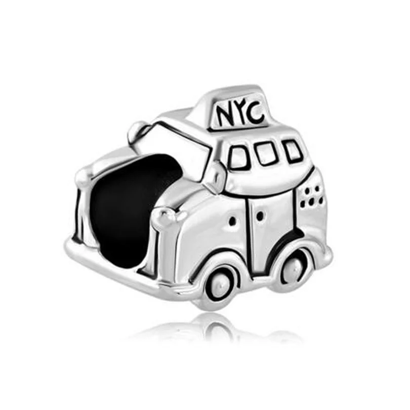 Новый продукт York car texi металлические бусины для браслета подходят Pandora|Бусины| |