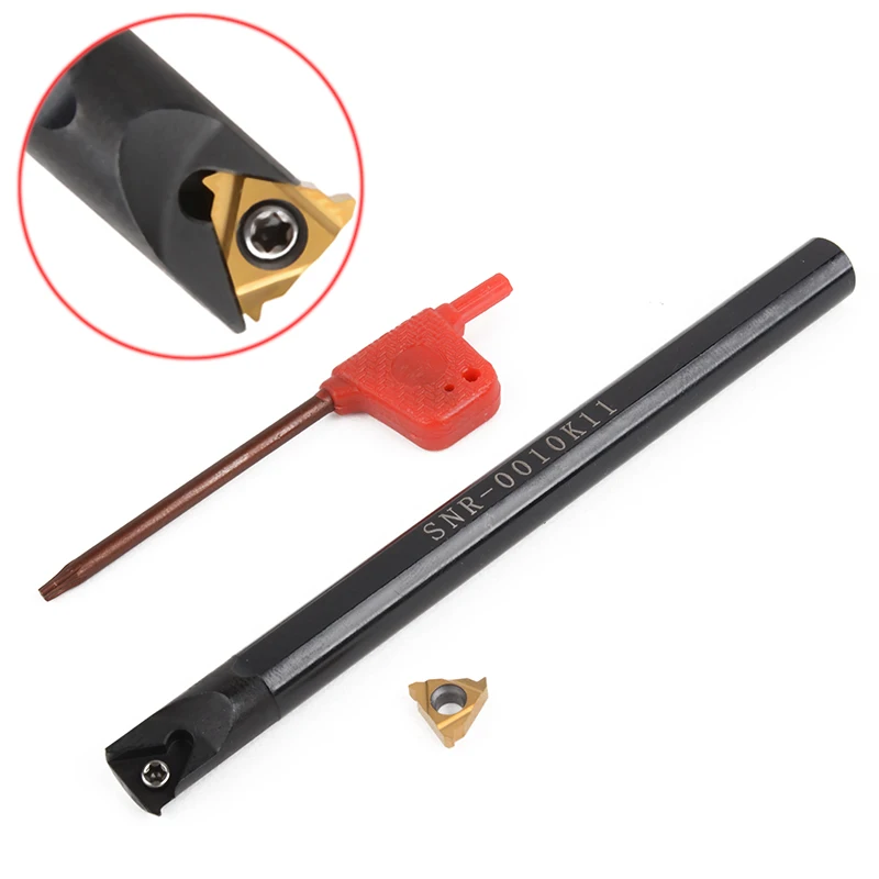 New SNR0010K11 Internal Lathe Threading Turning Tool Set Boring Holder+ Wrench + Carbide Insert For CNC Milling Turning Tool
New SNR0010K11 Internal Lathe Threading Turning Tool Set Boring Holder+ Wrench + Carbide Insert For CNC Milling Turning Tool