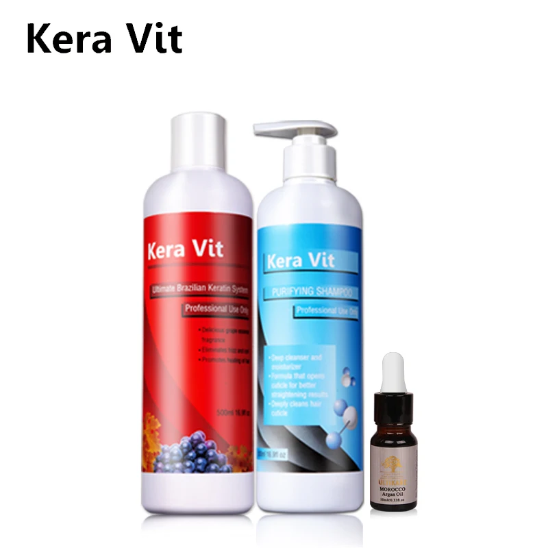 Repair&Straighten Hair Keravit 500ml Keratin Treatment+Purifying Shampoo+10ml Argan Oil
Repair&Straighten Hair Keravit 500ml Keratin Treatment+Purifying Shampoo+10ml Argan Oil