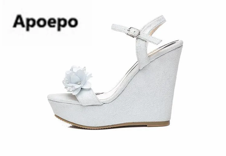 Newest New Bohemia summer sandals wedges shoes flower decor platform high heels sandals shoes wedding shoes beach shoes pumps
Newest New Bohemia summer sandals wedges shoes flower decor platform high heels sandals shoes wedding shoes beach shoes pumps