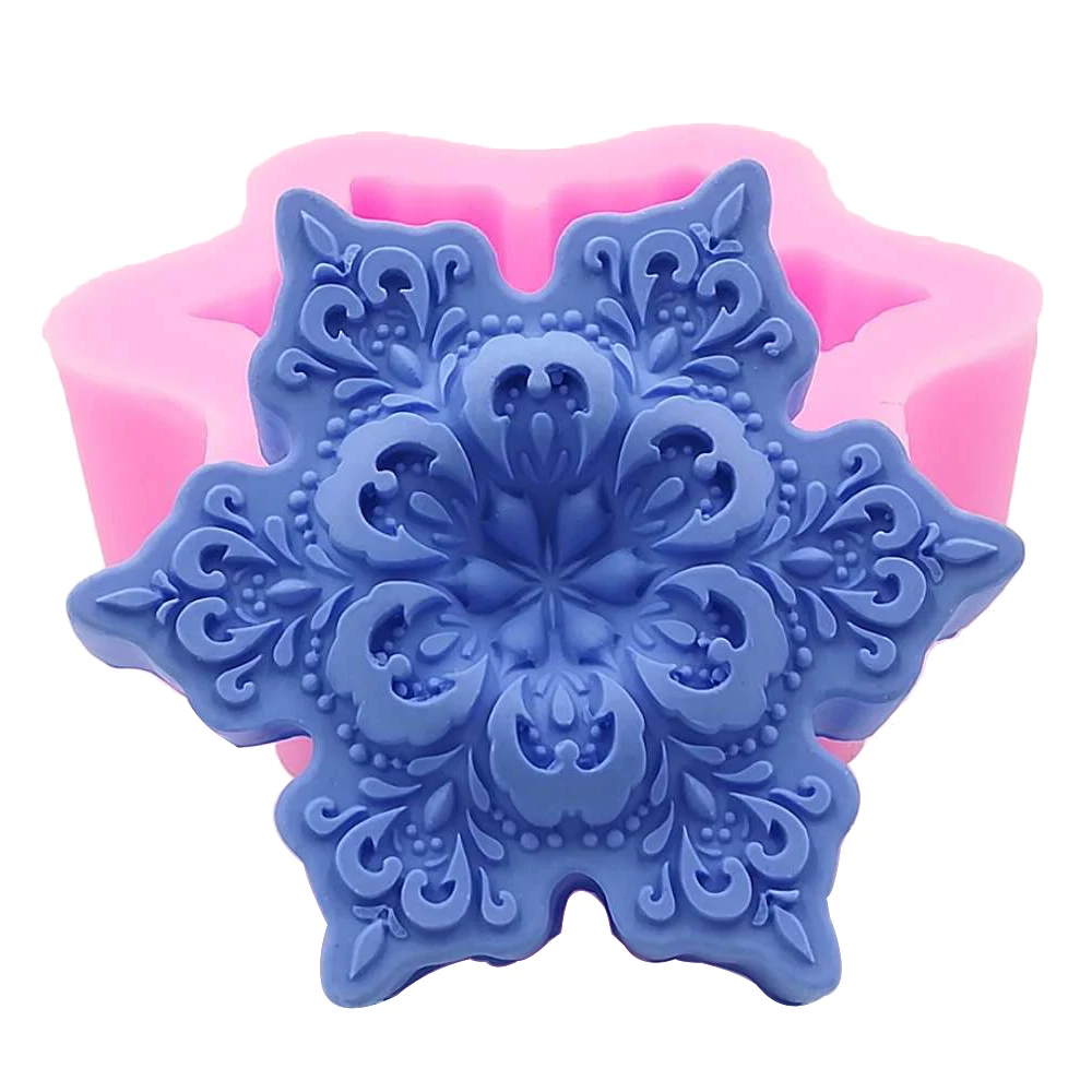 2017 Snowflake Design Silicone Soap Molds 3D Silicone Mold Decorating Chocolate Sugar Craft Molds
2017 Snowflake Design Silicone Soap Molds 3D Silicone Mold Decorating Chocolate Sugar Craft Molds