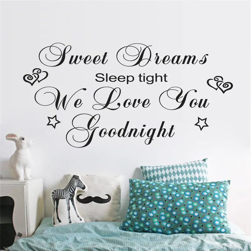 Sweet Dreams We Love you Good Night Wall Decal Vinyl Wall Art Sticker Nursery room decor 8427 free shipping
Sweet Dreams We Love you Good Night Wall Decal Vinyl Wall Art Sticker Nursery room decor 8427 free shipping