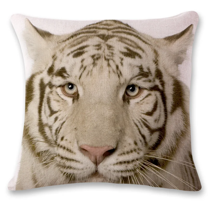 3D цифровой печати поддон Тигр Лев животных Лен обнять наволочка|animal print linen|pillowcase