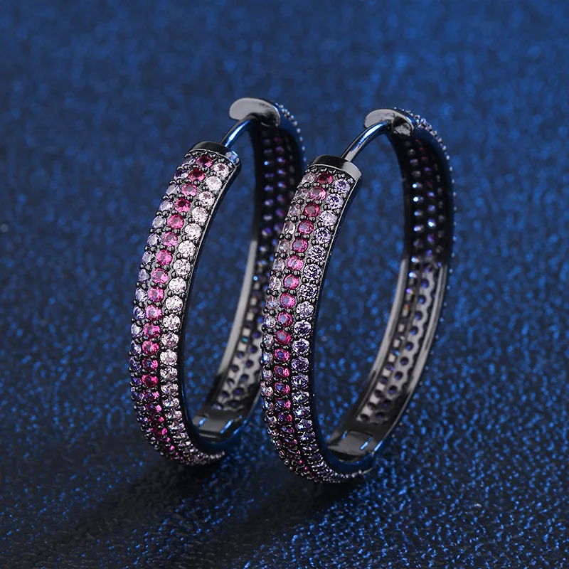 925 Sterling Silver Manufacturers Direct Sexy Women South American Style Fashion Accessories Elegant Zirconium Round Earrings
925 Sterling Silver Manufacturers Direct Sexy Women South American Style Fashion Accessories Elegant Zirconium Round Earrings