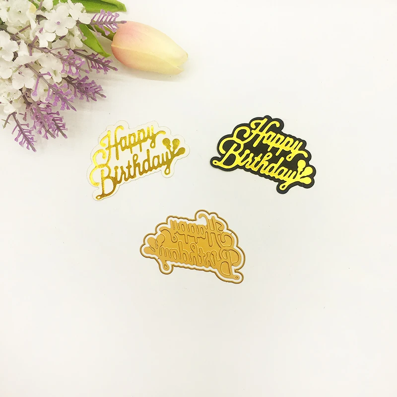 Julyarts Happy Birtday Word Letter Die Metal Cutting Dies 2019 For Scrapbooking Stencils Photo Album Die Cut Hot Foil Plate Die
Julyarts Happy Birtday Word Letter Die Metal Cutting Dies 2019 For Scrapbooking Stencils Photo Album Die Cut Hot Foil Plate Die