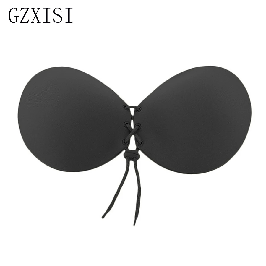 Sexy Ladies Silicone Bra Invisible Push Up Stick On Self Adhesive Strapless Bras Women Comfortable Breathable Full Coverage | Женская
