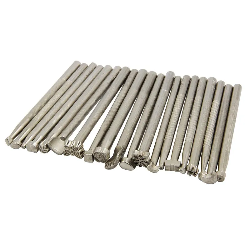 20pcs Alloy Leather Stamp Set Leather Craft Working Saddle Making Carving Tools Set DIY Sewing Tools
20pcs Alloy Leather Stamp Set Leather Craft Working Saddle Making Carving Tools Set DIY Sewing Tools