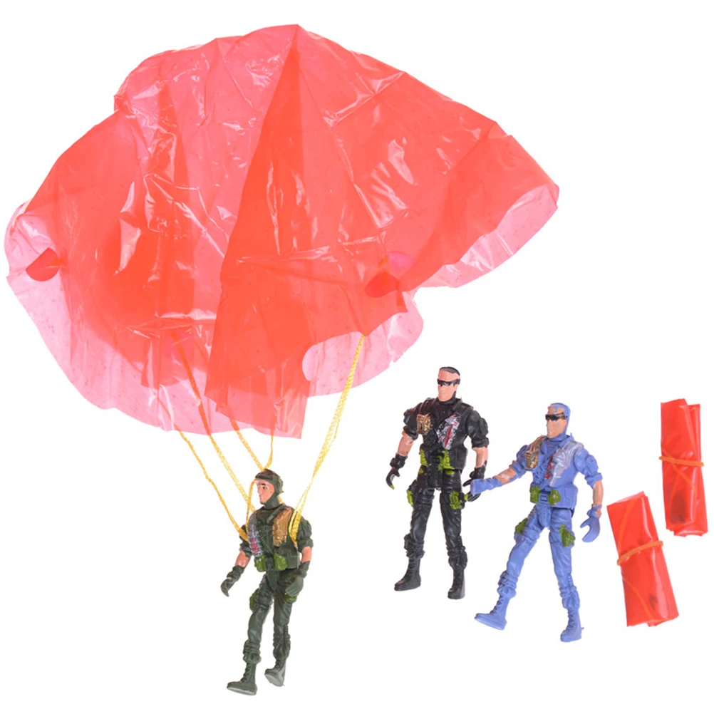 1 шт. миниатюрные солдаты парашюты 9 см|toy model|miniature militarymodel kit |