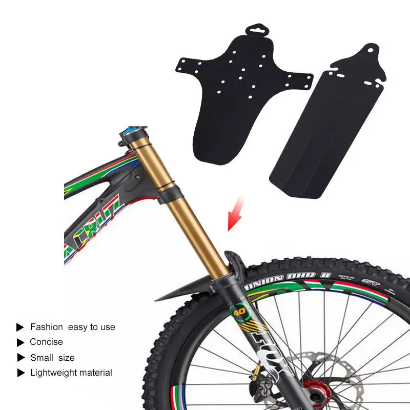 1 пара MTB горный велосипед переднее и заднее крыло велосипедные крылья мягкие 360