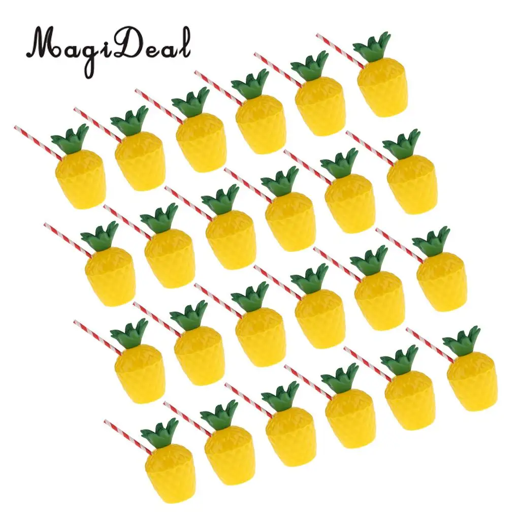 24pcs NoveltyTropical Fruit Shape Pineapple Drink Cups with Straw Hawaiian Luau Summer Beach Party Decoration 14 cm
24pcs NoveltyTropical Fruit Shape Pineapple Drink Cups with Straw Hawaiian Luau Summer Beach Party Decoration 14 cm