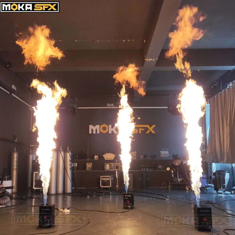 Flight case packing high ignition fire projector stage flame effect machine dmx flame machines with LCD display
Flight case packing high ignition fire projector stage flame effect machine dmx flame machines with LCD display