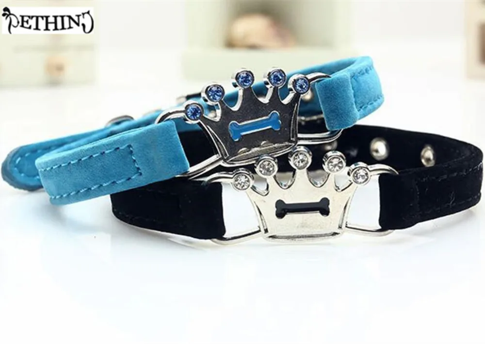 ETHIN Flocking leather Jewelry Pet Dog Cat Collars for Small Dogs with Princess Cute Chihuahua Cat puppy Necklace S M size
ETHIN Flocking leather Jewelry Pet Dog Cat Collars for Small Dogs with Princess Cute Chihuahua Cat puppy Necklace S M size