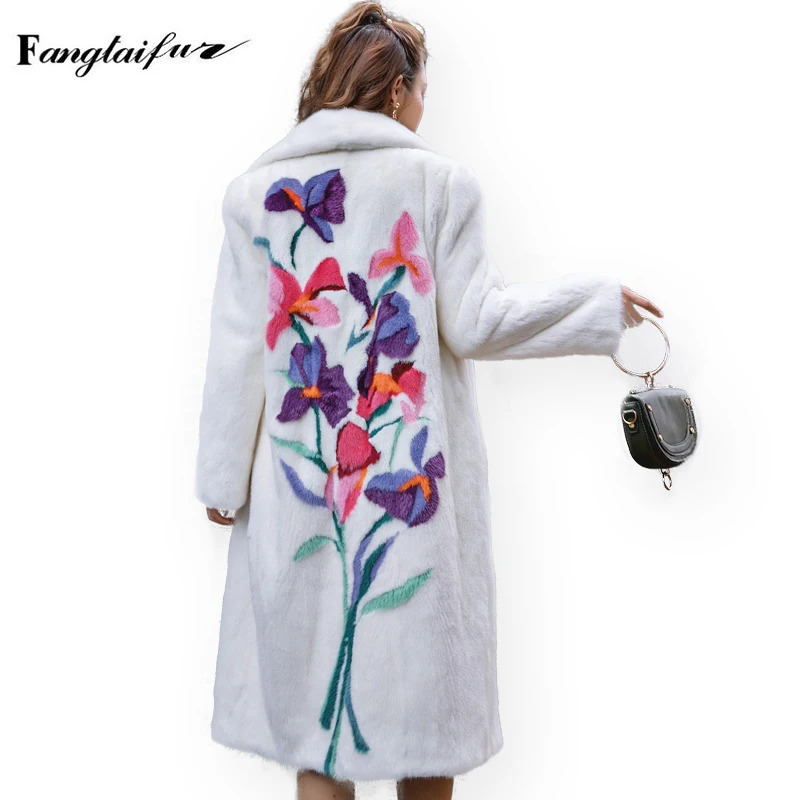 Ftangaiur New Winter Import Velvet Mink Coat Print Mink Coats Slim Causal Turn-Down Collar Women's X-Long Real Mink Fur Coats
Ftangaiur New Winter Import Velvet Mink Coat Print Mink Coats Slim Causal Turn-Down Collar Women's X-Long Real Mink Fur Coats