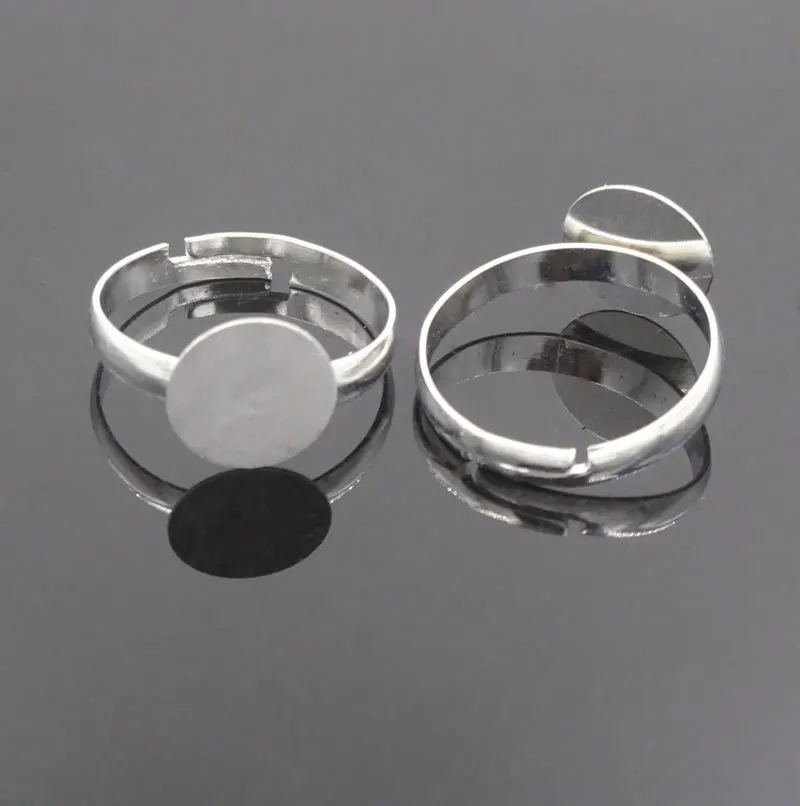 100Pcs Ring Blanks Adjustable Ring Base 10mm Pad For Cabochon Supplies To Make Jewelry Diy Accesorios De Joyeria Rings Settings
100Pcs Ring Blanks Adjustable Ring Base 10mm Pad For Cabochon Supplies To Make Jewelry Diy Accesorios De Joyeria Rings Settings