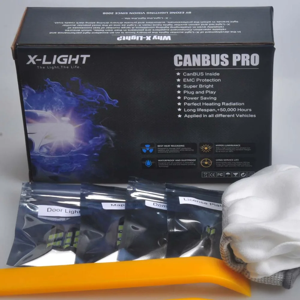13x Canbus Pro ксеноновый Белый Премиум светодиодный комплект внутреннего освещения