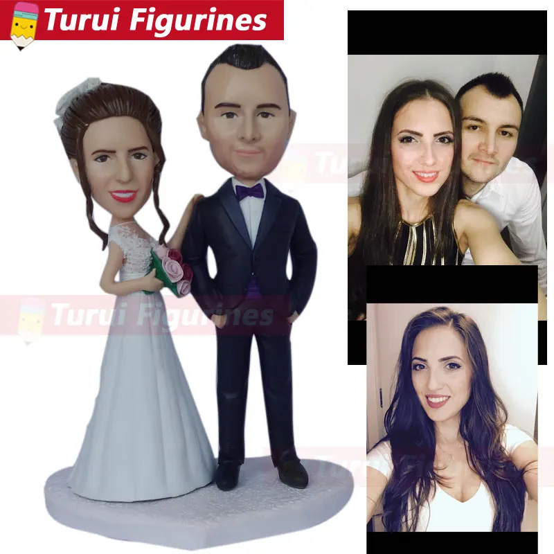 Bobble Head Figures collectible figurines wedding cake topper custom costume clothing personalized bobblehead dolls figurines
Bobble Head Figures collectible figurines wedding cake topper custom costume clothing personalized bobblehead dolls figurines