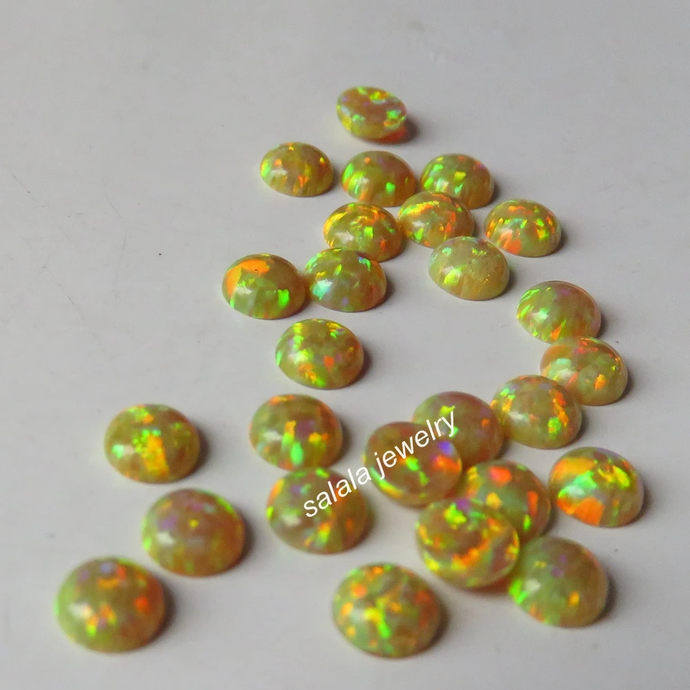 100pcs/lot OP46 Golden Olive Fire Opal 5mm Round Opal Synthetic Round Cabochon Opal Round Opal Cabochon Stone for Jewelry
100pcs/lot OP46 Golden Olive Fire Opal 5mm Round Opal Synthetic Round Cabochon Opal Round Opal Cabochon Stone for Jewelry