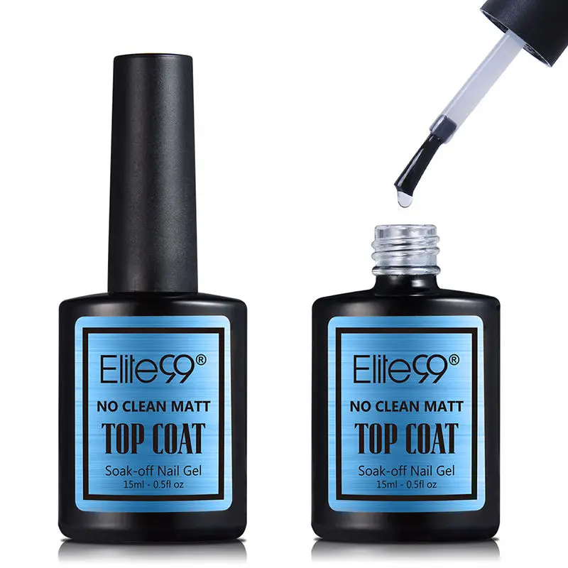 Elite99 15ml Base Coat Top Coat Matte Top Shiny Gel Polish UV LED No Clean Matt Top Gel Polish Long Lasting Nail Art Lacquer
Elite99 15ml Base Coat Top Coat Matte Top Shiny Gel Polish UV LED No Clean Matt Top Gel Polish Long Lasting Nail Art Lacquer
