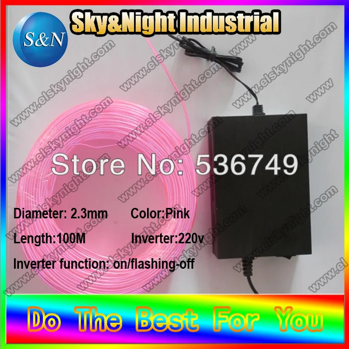 Novetly light glow in the dark(Ten colors) EL wire flexible light colorful light 2.3mm-100M-220 Inverter+free shipping
Novetly light glow in the dark(Ten colors) EL wire flexible light colorful light 2.3mm-100M-220 Inverter+free shipping