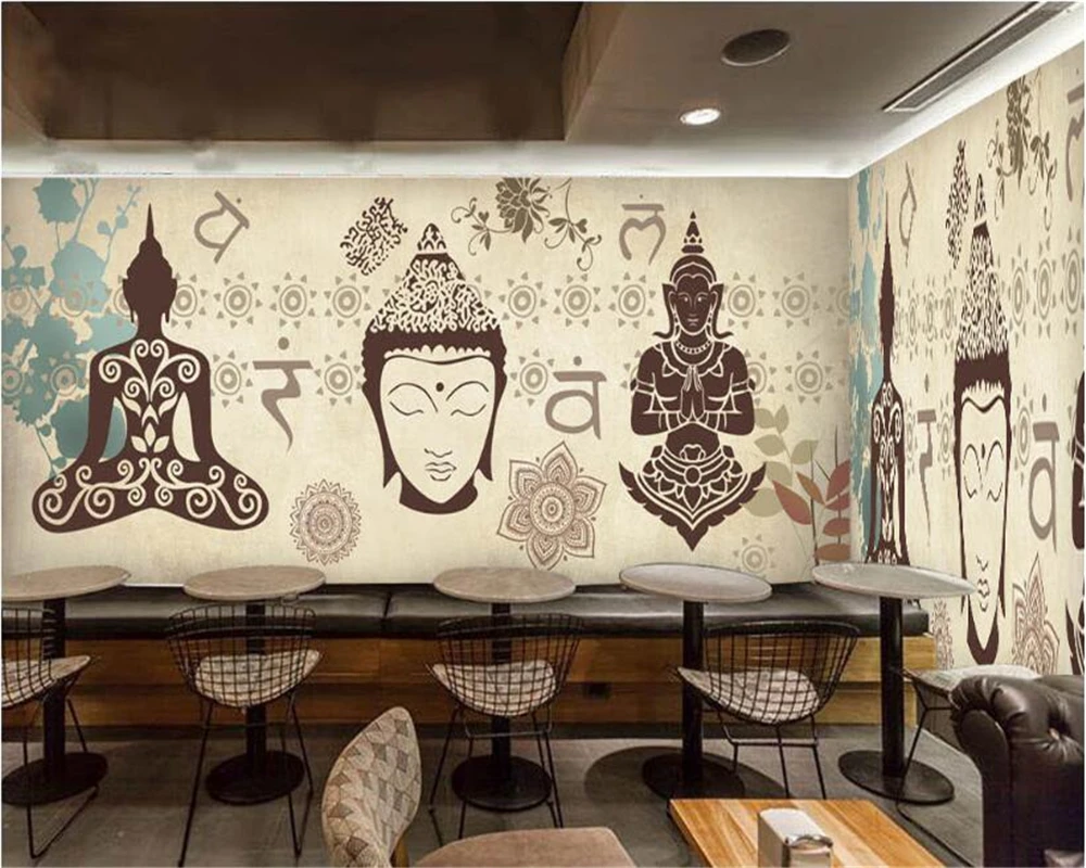 beibehang European and American Classic Wall paper Nostalgic Thai Buddha Restaurant Bar Background papel de parede 3d wallpaper
beibehang European and American Classic Wall paper Nostalgic Thai Buddha Restaurant Bar Background papel de parede 3d wallpaper