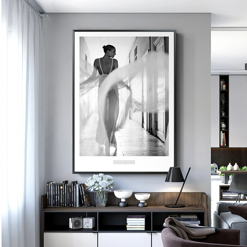 Modern Canvas Painting Poster Art Wall Pictures for Living Room Sexy Beauty Girl Posters Prints Framed Black White Home Decor
Modern Canvas Painting Poster Art Wall Pictures for Living Room Sexy Beauty Girl Posters Prints Framed Black White Home Decor