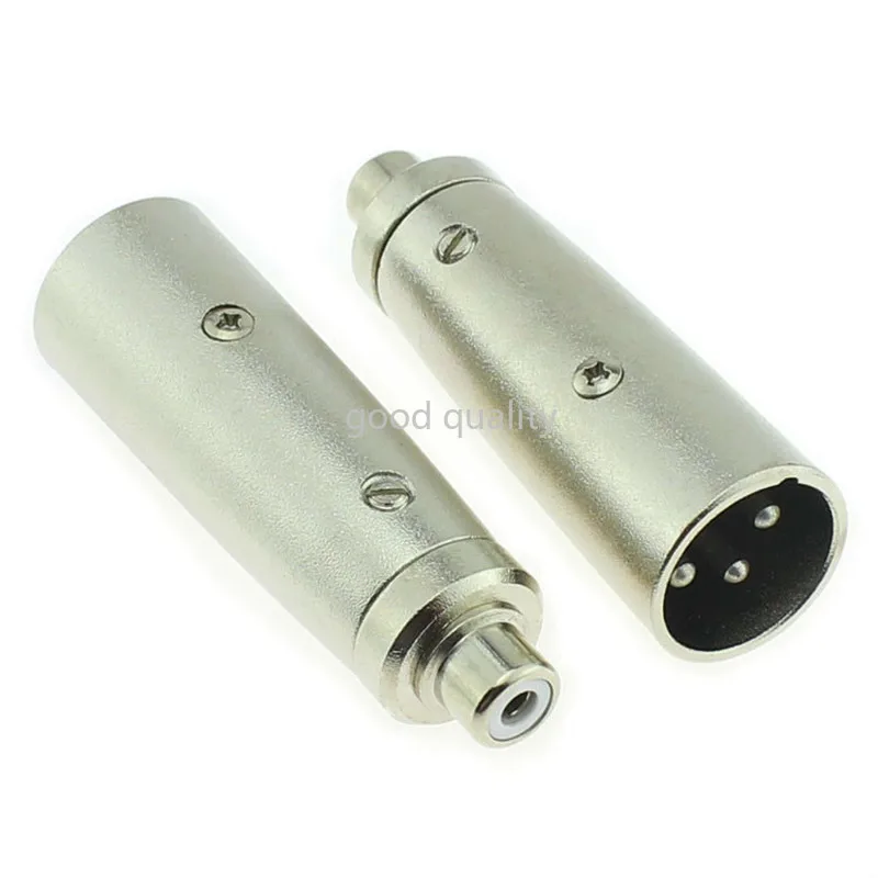 4pcs 3- Cores XLR Male J Plug To RCA Female Connector K Head XLR Male To Rca Female J3p/rca Audio Adapter
4pcs 3- Cores XLR Male J Plug To RCA Female Connector K Head XLR Male To Rca Female J3p/rca Audio Adapter