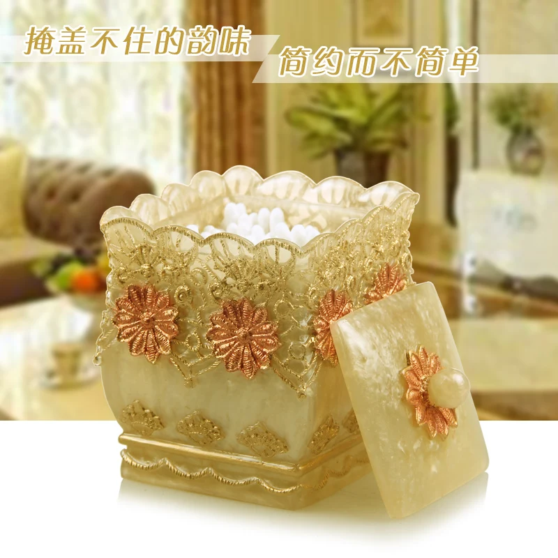 European cotton swab box makeup household multifunctional toothpick box resin translucent cosmetic cotton box room
European cotton swab box makeup household multifunctional toothpick box resin translucent cosmetic cotton box room