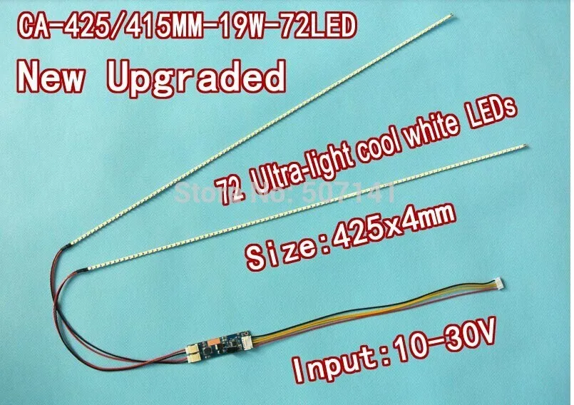 Free shipping5pcs 19'' W 425mm Adjustable brightness led backlight strip kit,Update 19inch-wide LCD CCFL panel to LED backlight
Free shipping5pcs 19'' W 425mm Adjustable brightness led backlight strip kit,Update 19inch-wide LCD CCFL panel to LED backlight