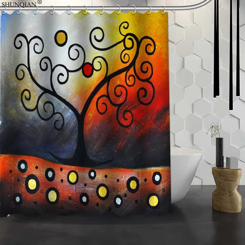 New Tree Art Custom Shower Curtain Waterproof Fabric Bath Curtain Polyester Fabric Bathroom Curtain 18-4.11
New Tree Art Custom Shower Curtain Waterproof Fabric Bath Curtain Polyester Fabric Bathroom Curtain 18-4.11