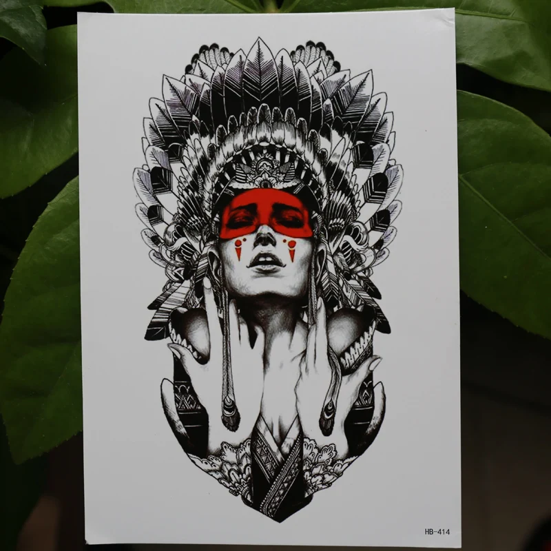 Ancient women keep the tears 21x15cm New Body Art tattoo Temporary Exotic Sexy Flash Henna Tattoos Sticker Indian primitive taty
Ancient women keep the tears 21x15cm New Body Art tattoo Temporary Exotic Sexy Flash Henna Tattoos Sticker Indian primitive taty
