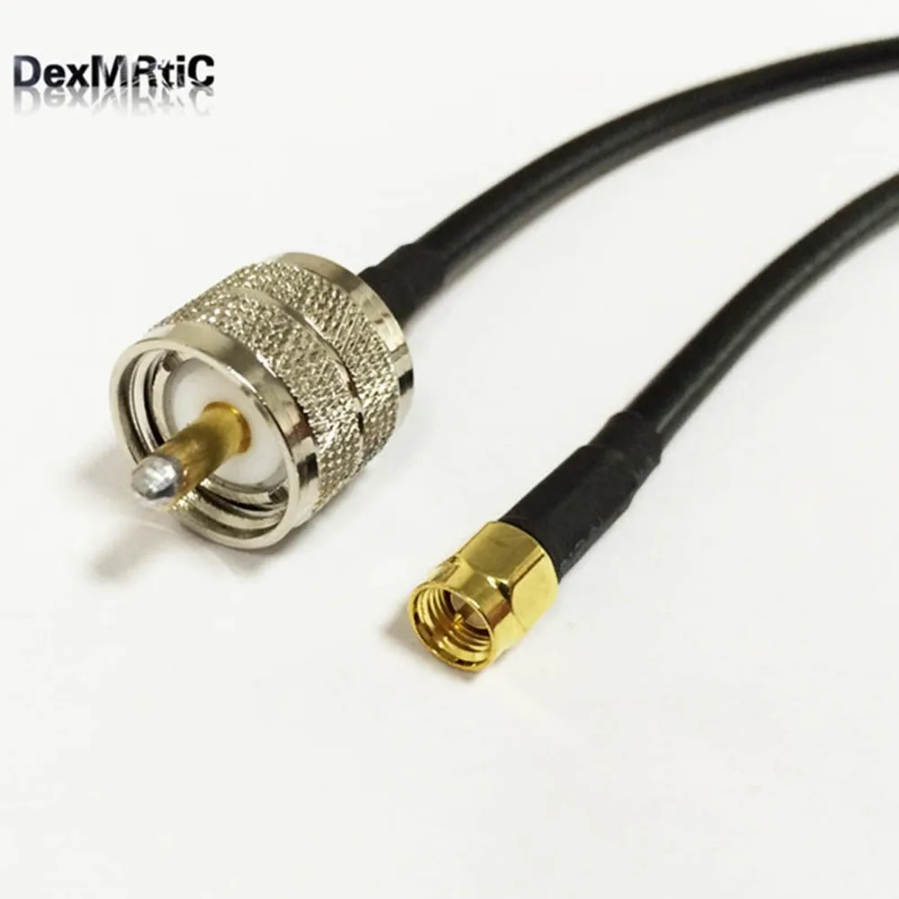 1 шт. Новый коаксиальный кабель RF RG58 Pigtail SMA штекер к UHF штекеру адаптер 50 см/100 см/200 см
1 шт. Новый коаксиальный кабель RF RG58 Pigtail SMA штекер к UHF штекеру адаптер 50 см/100 см/200 см