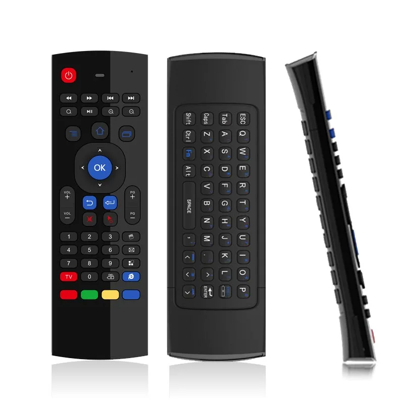 Newest Fly Air Mouse Wireless Mini Keyboard with Mic Remote Control T3 for Android TV Box Media Player Russian Keyboards Option
Newest Fly Air Mouse Wireless Mini Keyboard with Mic Remote Control T3 for Android TV Box Media Player Russian Keyboards Option