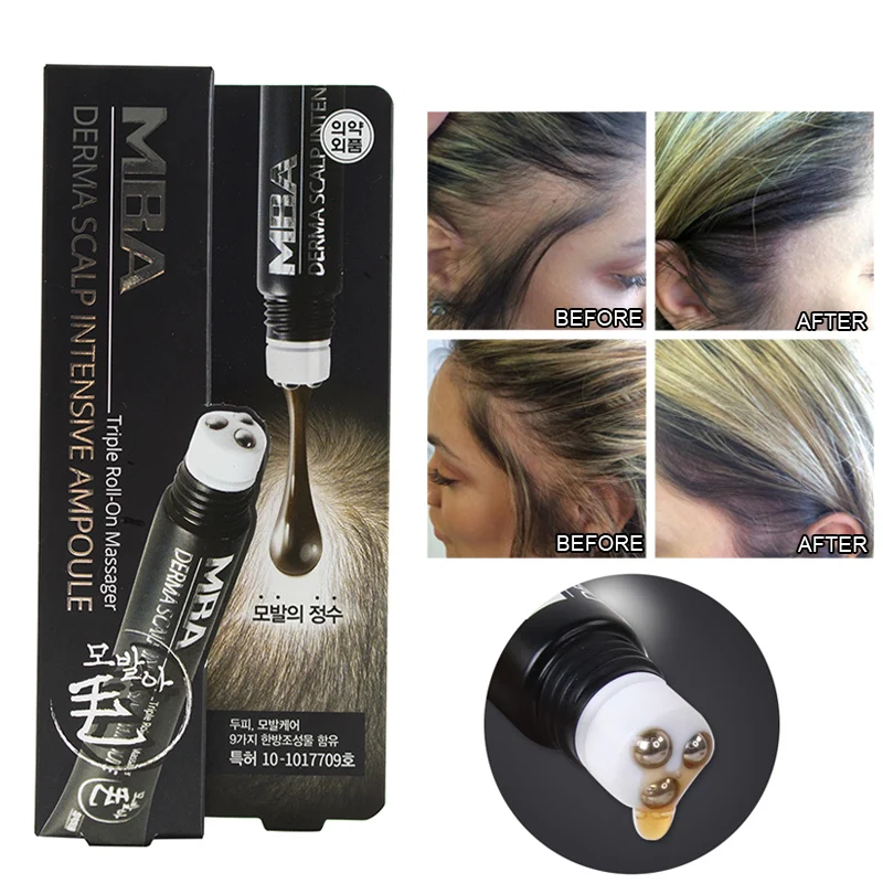 MBA Hair Growth Serum Derma Scalp Intensive Ampoule Triple Roll Massager Fast Regrow Hair Line Hair Loss Essence
MBA Hair Growth Serum Derma Scalp Intensive Ampoule Triple Roll Massager Fast Regrow Hair Line Hair Loss Essence