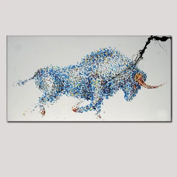 Newest Animal Bullfighting Oil Painting 100% Hand painted For Living room Decoration on canvas frameless
Newest Animal Bullfighting Oil Painting 100% Hand painted For Living room Decoration on canvas frameless