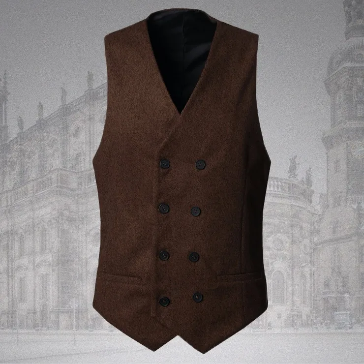 2018 Custom Made Winter Brown Tweed Men Vest Wedding Waistcoat For Suit For Blazer Prom Slim Fit Custom Groom Vests Colete 007
2018 Custom Made Winter Brown Tweed Men Vest Wedding Waistcoat For Suit For Blazer Prom Slim Fit Custom Groom Vests Colete 007