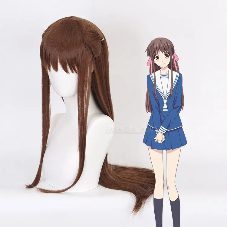 "Fruits Basket" long wig "Tohru Honda" Cosplay Wig Brown Long Straight Wig Lolita girl wigs Synthetic Hair + Cap
"Fruits Basket" long wig "Tohru Honda" Cosplay Wig Brown Long Straight Wig Lolita girl wigs Synthetic Hair + Cap