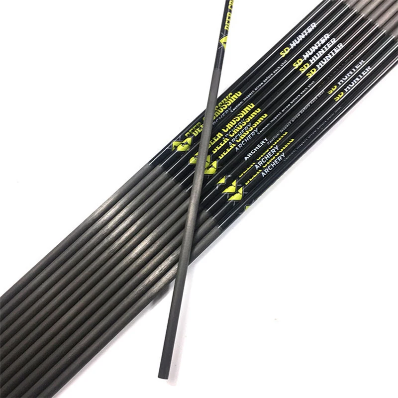 12pcs 30 inches Pure Carbon Arrow Shaft Spine 600 700 800 900 OD 5.7mm ID 4.2mm for Hunting Shooting Archery
12pcs 30 inches Pure Carbon Arrow Shaft Spine 600 700 800 900 OD 5.7mm ID 4.2mm for Hunting Shooting Archery