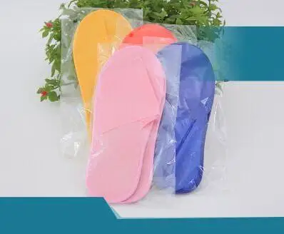 Free Shipping 10 Pairs/lot Mixed Color 27cmx11cm Disposable Non-woven Slippers Hotel Bath Products Independent packaging
Free Shipping 10 Pairs/lot Mixed Color 27cmx11cm Disposable Non-woven Slippers Hotel Bath Products Independent packaging