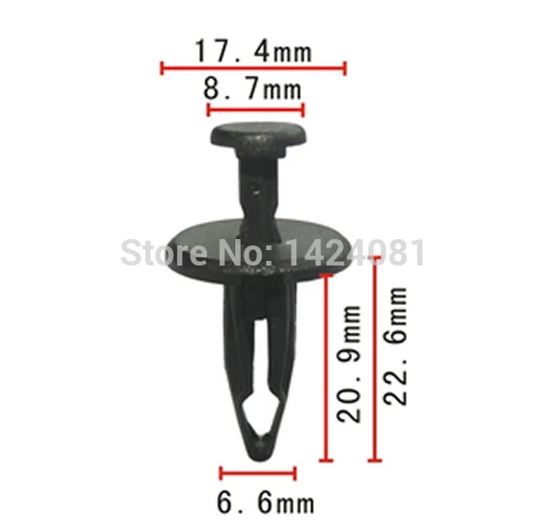 500x OEM Nylon for Chrysler: 6501925 ,FORGM: 10134407 Push-Type Retainer Retaining Clip
500x OEM Nylon for Chrysler: 6501925 ,FORGM: 10134407 Push-Type Retainer Retaining Clip