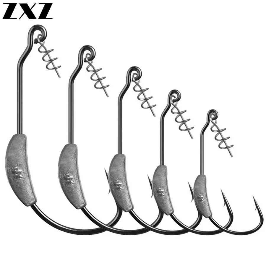 Рыболовные крючки 5 шт./лот, 2 г/2,5 г/3 г/5,25 г/7 г со свинцовой головкой, черный никелевый крючок с зазубриной, приманка, Мягкая приманка с замковы... 
Рыболовные крючки 5 шт./лот, 2 г/2,5 г/3 г/5,25 г/7 г со свинцовой головкой, черный никелевый крючок с зазубриной, приманка, Мягкая приманка с замковы...