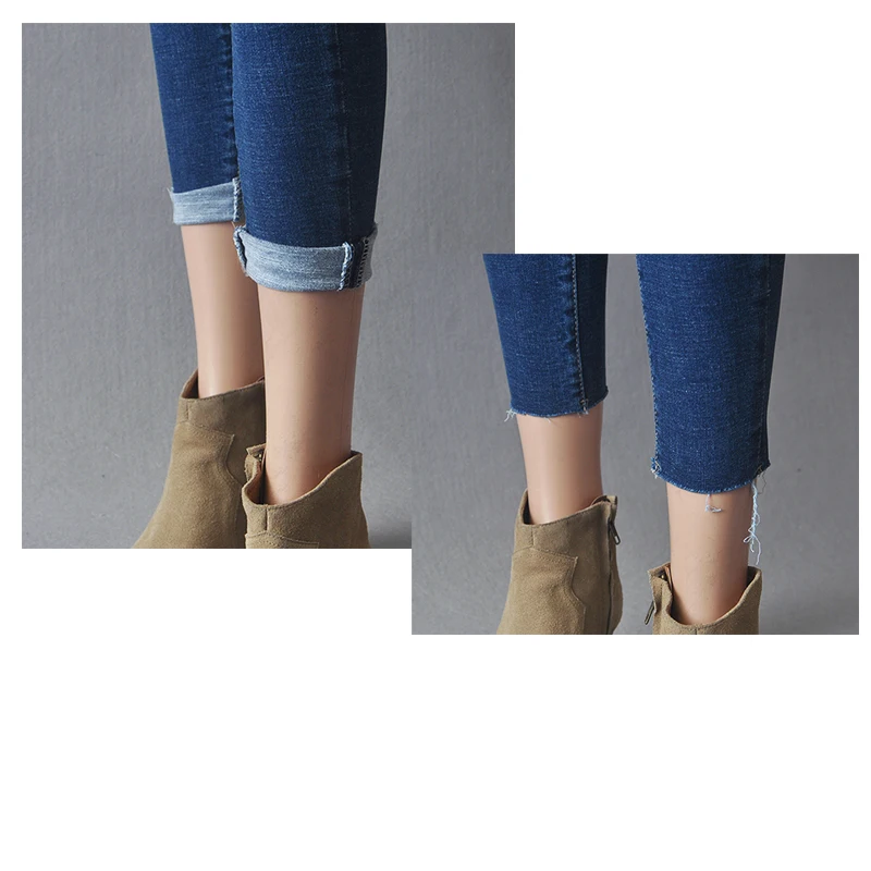 Women Distressed Knee Rolled Hem Skinny Pencil Jeans Fashion Slash Knee Cropped Pencil Jeans
Women Distressed Knee Rolled Hem Skinny Pencil Jeans Fashion Slash Knee Cropped Pencil Jeans