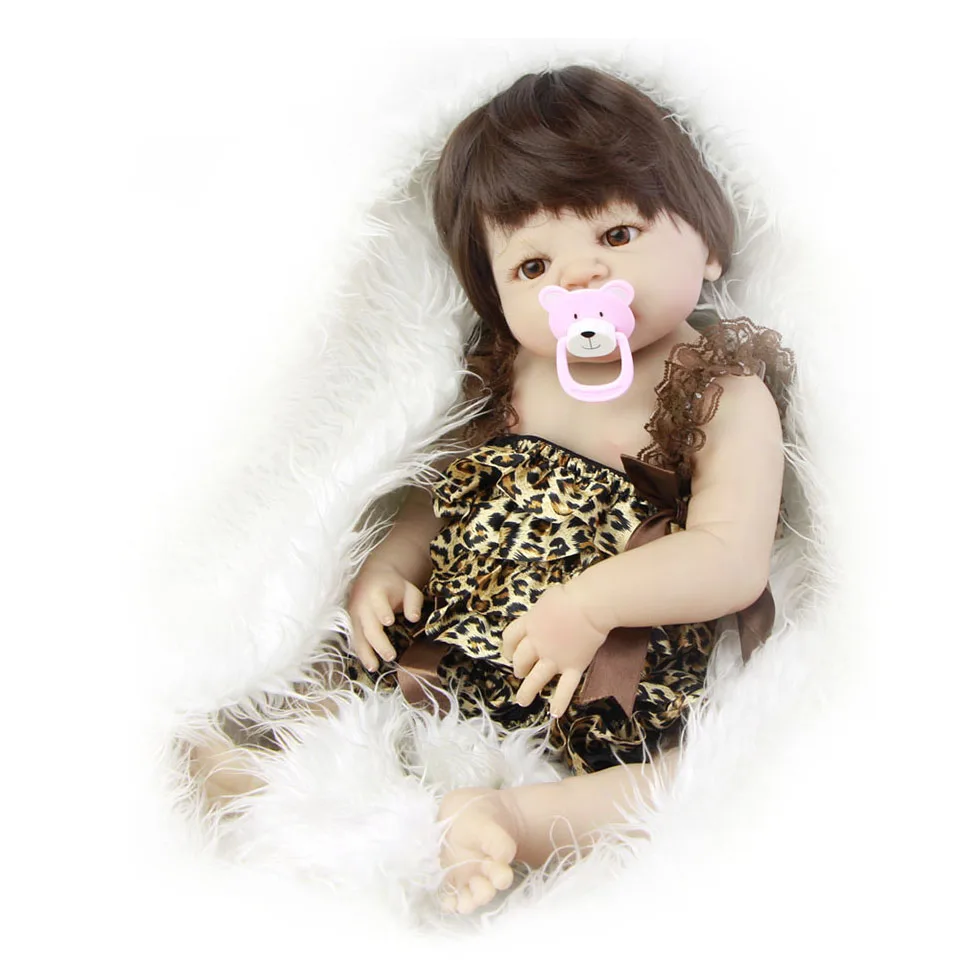 23"57cm Full silicone Reborn Baby Girl Doll Bebe Realistic modeling bathe lifelike Toy collectible Doll Children's Day Gifts
23"57cm Full silicone Reborn Baby Girl Doll Bebe Realistic modeling bathe lifelike Toy collectible Doll Children's Day Gifts