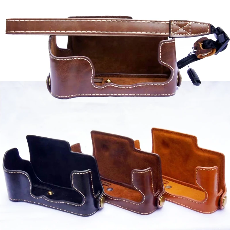 PU Leather Camera Bag Case For Fujifilm FUJI XE3 X-E3 Battery Openning Half Body Cover Color Black Brown Coffee
PU Leather Camera Bag Case For Fujifilm FUJI XE3 X-E3 Battery Openning Half Body Cover Color Black Brown Coffee