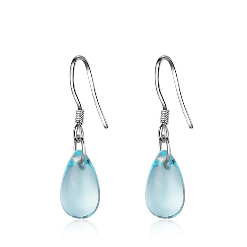 New Arrival Female Fashion Literary Silver Plated Jewelry Dream Blue Crystal Drop Shaped Dangle Earrings XZE219
New Arrival Female Fashion Literary Silver Plated Jewelry Dream Blue Crystal Drop Shaped Dangle Earrings XZE219