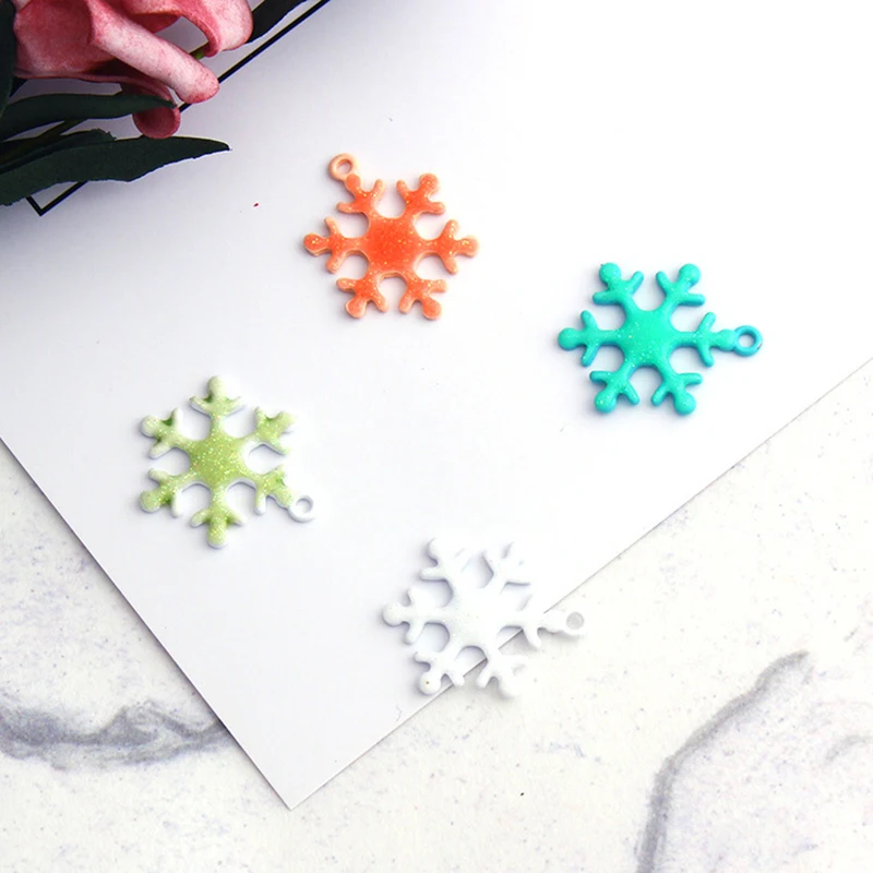 10pcs Christmas Series Glitter Snowflake Enamel Charms Spray paint Snow Alloy Pendants Charm Bracelets DIY Jewelry Finding YZ495
10pcs Christmas Series Glitter Snowflake Enamel Charms Spray paint Snow Alloy Pendants Charm Bracelets DIY Jewelry Finding YZ495