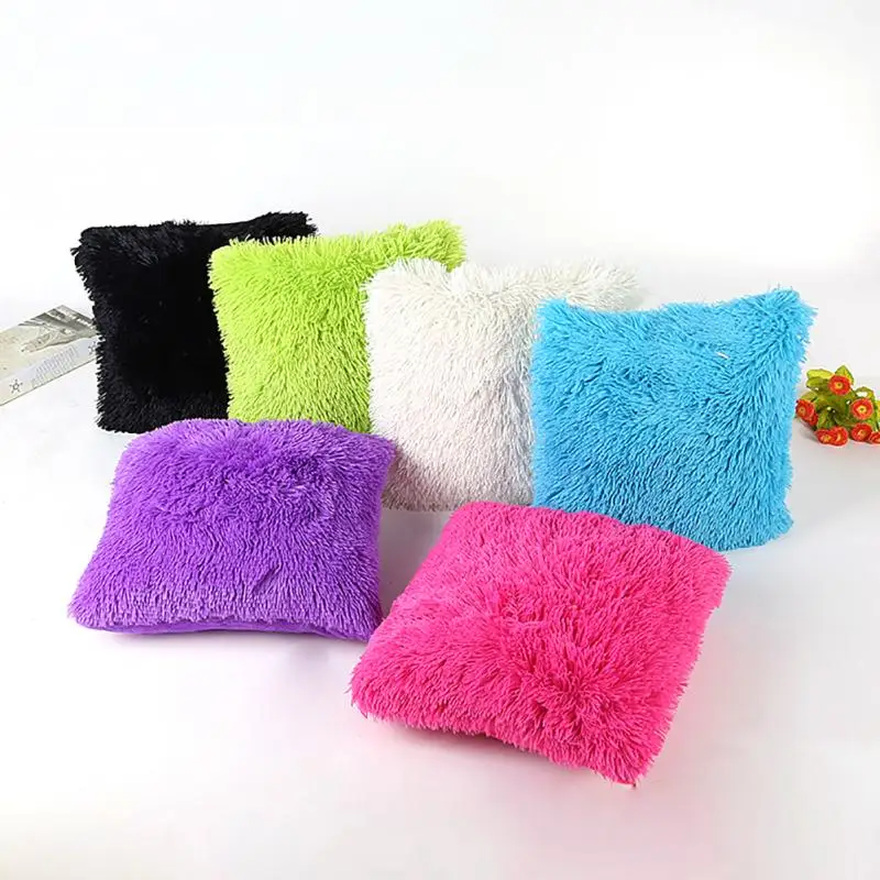 Soft Plush Shaggy Solid Color Throw Pillow Covers Cushion Case Decorative Pillow Case Plain Blue Red Coffee
Soft Plush Shaggy Solid Color Throw Pillow Covers Cushion Case Decorative Pillow Case Plain Blue Red Coffee