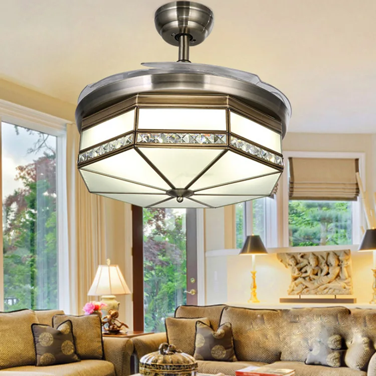 Ceiling Fans lamp LED 42 inch FUll Copper Frequency conversion motor Traditional ceiling fan light dimmer Remote control 85-265V
Ceiling Fans lamp LED 42 inch FUll Copper Frequency conversion motor Traditional ceiling fan light dimmer Remote control 85-265V