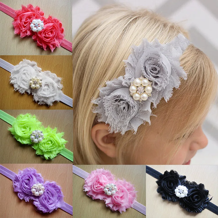 New arrival Europe and the United States hot two shabby chiffon flower with shinning rhinestone combination headband 6ps/lot
New arrival Europe and the United States hot two shabby chiffon flower with shinning rhinestone combination headband 6ps/lot